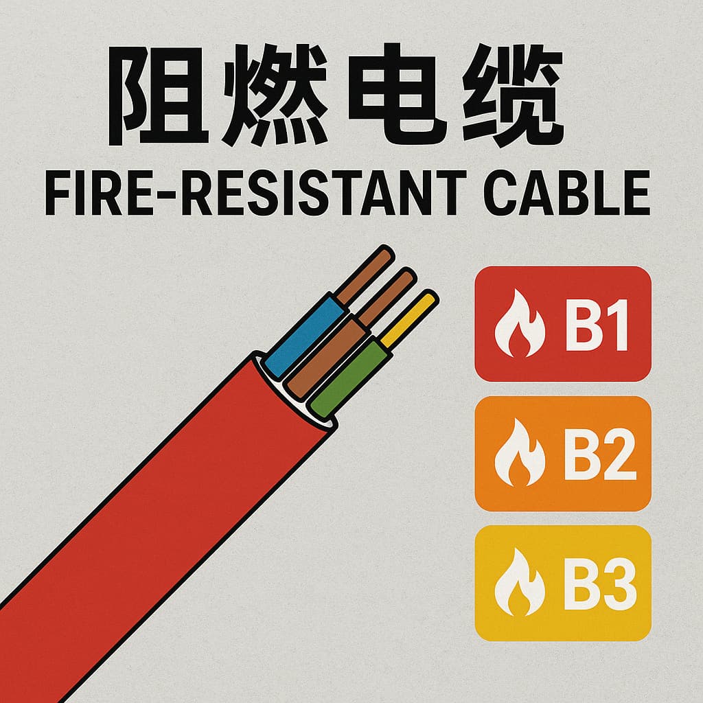 什么是阻燃电缆？？B1、、B2、、B3级的区别你相识吗？？